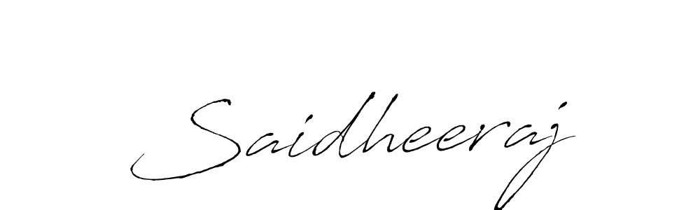 Make a beautiful signature design for name Saidheeraj. With this signature (Antro_Vectra) style, you can create a handwritten signature for free. Saidheeraj signature style 6 images and pictures png