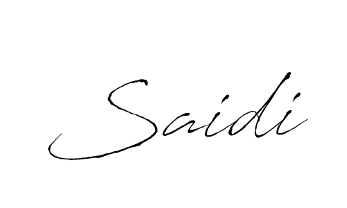 How to make Saidi name signature. Use Antro_Vectra style for creating short signs online. This is the latest handwritten sign. Saidi signature style 6 images and pictures png