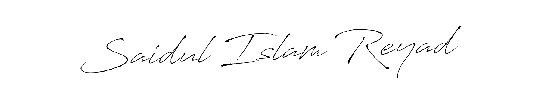 Make a beautiful signature design for name Saidul Islam Reyad. With this signature (Antro_Vectra) style, you can create a handwritten signature for free. Saidul Islam Reyad signature style 6 images and pictures png