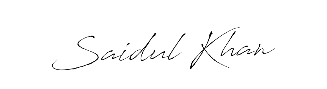 Antro_Vectra is a professional signature style that is perfect for those who want to add a touch of class to their signature. It is also a great choice for those who want to make their signature more unique. Get Saidul Khan name to fancy signature for free. Saidul Khan signature style 6 images and pictures png