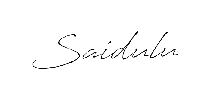 Create a beautiful signature design for name Saidulu. With this signature (Antro_Vectra) fonts, you can make a handwritten signature for free. Saidulu signature style 6 images and pictures png