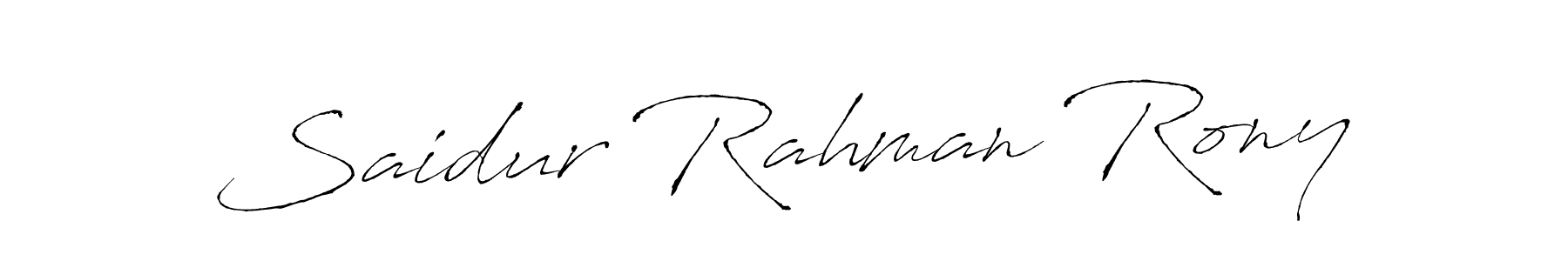 Once you've used our free online signature maker to create your best signature Antro_Vectra style, it's time to enjoy all of the benefits that Saidur Rahman Rony name signing documents. Saidur Rahman Rony signature style 6 images and pictures png