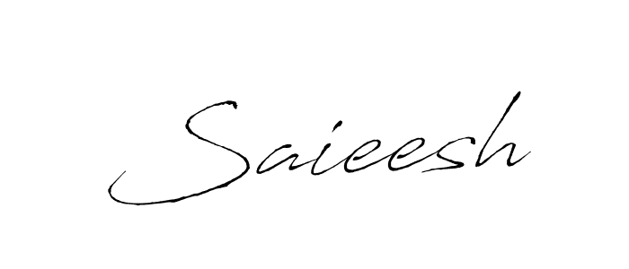 Make a beautiful signature design for name Saieesh. With this signature (Antro_Vectra) style, you can create a handwritten signature for free. Saieesh signature style 6 images and pictures png