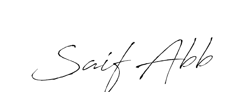 Also we have Saif Abb name is the best signature style. Create professional handwritten signature collection using Antro_Vectra autograph style. Saif Abb signature style 6 images and pictures png