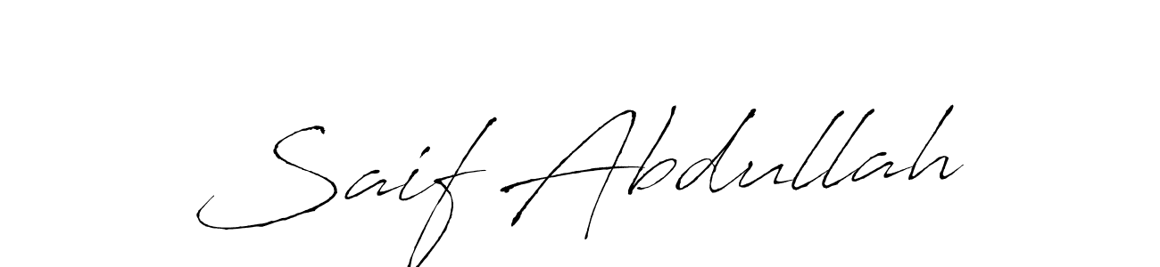 It looks lik you need a new signature style for name Saif Abdullah. Design unique handwritten (Antro_Vectra) signature with our free signature maker in just a few clicks. Saif Abdullah signature style 6 images and pictures png