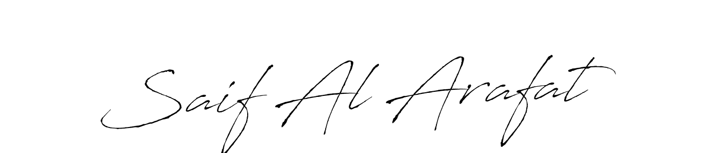 Use a signature maker to create a handwritten signature online. With this signature software, you can design (Antro_Vectra) your own signature for name Saif Al Arafat. Saif Al Arafat signature style 6 images and pictures png