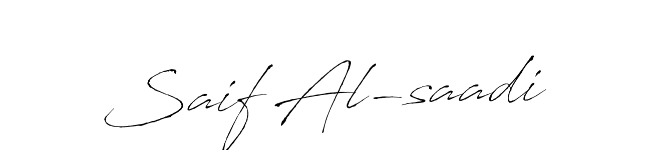 Also we have Saif Al-saadi name is the best signature style. Create professional handwritten signature collection using Antro_Vectra autograph style. Saif Al-saadi signature style 6 images and pictures png