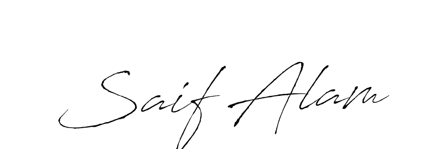 How to make Saif Alam signature? Antro_Vectra is a professional autograph style. Create handwritten signature for Saif Alam name. Saif Alam signature style 6 images and pictures png