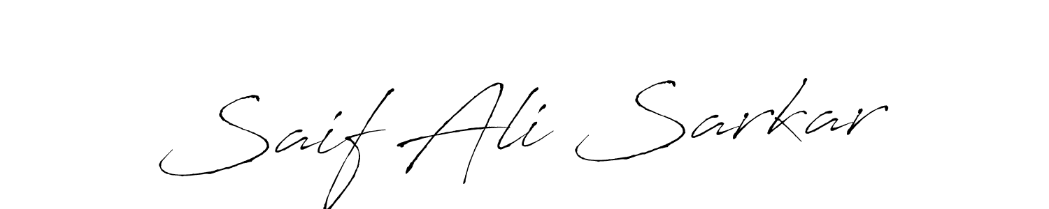 Use a signature maker to create a handwritten signature online. With this signature software, you can design (Antro_Vectra) your own signature for name Saif Ali Sarkar. Saif Ali Sarkar signature style 6 images and pictures png