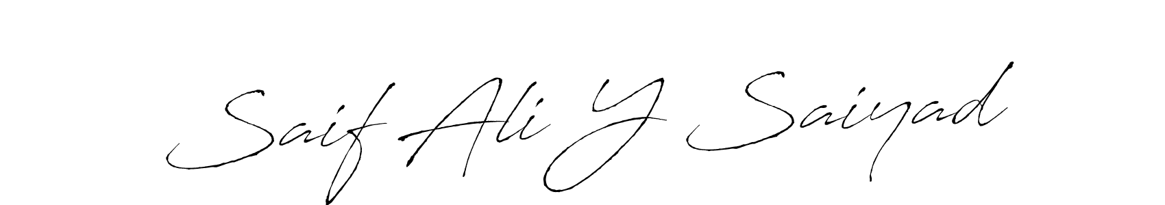 if you are searching for the best signature style for your name Saif Ali Y Saiyad. so please give up your signature search. here we have designed multiple signature styles  using Antro_Vectra. Saif Ali Y Saiyad signature style 6 images and pictures png