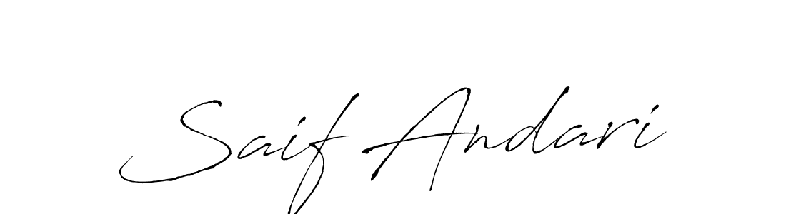 It looks lik you need a new signature style for name Saif Andari. Design unique handwritten (Antro_Vectra) signature with our free signature maker in just a few clicks. Saif Andari signature style 6 images and pictures png