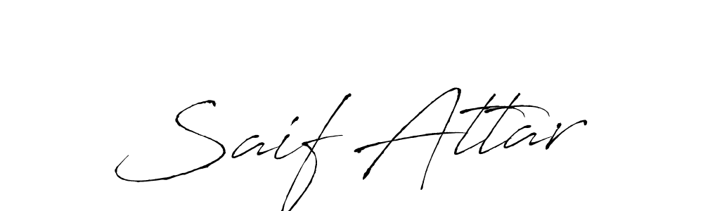 Make a beautiful signature design for name Saif Attar. Use this online signature maker to create a handwritten signature for free. Saif Attar signature style 6 images and pictures png