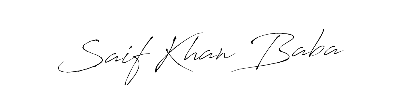 How to make Saif Khan Baba signature? Antro_Vectra is a professional autograph style. Create handwritten signature for Saif Khan Baba name. Saif Khan Baba signature style 6 images and pictures png