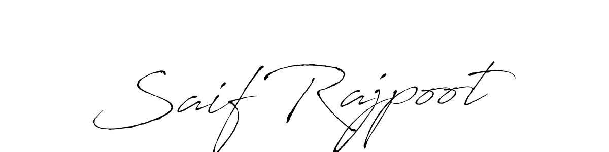 Make a beautiful signature design for name Saif Rajpoot. Use this online signature maker to create a handwritten signature for free. Saif Rajpoot signature style 6 images and pictures png