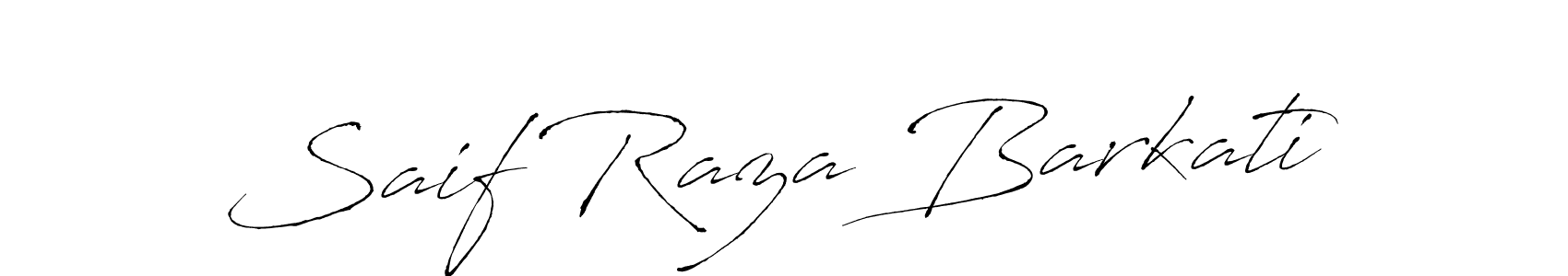 Create a beautiful signature design for name Saif Raza Barkati. With this signature (Antro_Vectra) fonts, you can make a handwritten signature for free. Saif Raza Barkati signature style 6 images and pictures png