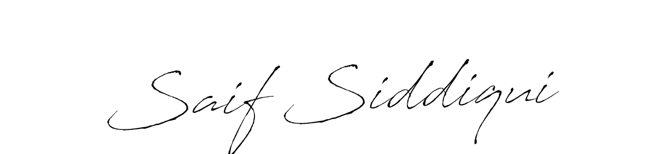 Use a signature maker to create a handwritten signature online. With this signature software, you can design (Antro_Vectra) your own signature for name Saif Siddiqui. Saif Siddiqui signature style 6 images and pictures png