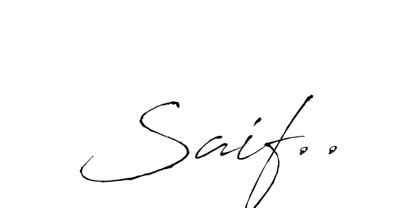 How to Draw Saif.. signature style? Antro_Vectra is a latest design signature styles for name Saif... Saif.. signature style 6 images and pictures png