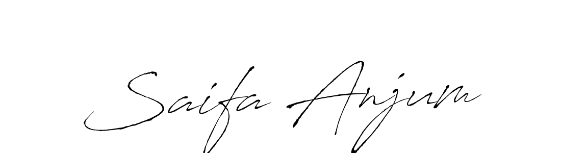 Antro_Vectra is a professional signature style that is perfect for those who want to add a touch of class to their signature. It is also a great choice for those who want to make their signature more unique. Get Saifa Anjum name to fancy signature for free. Saifa Anjum signature style 6 images and pictures png
