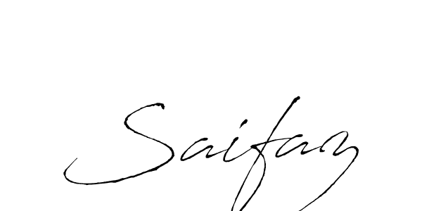 Create a beautiful signature design for name Saifaz. With this signature (Antro_Vectra) fonts, you can make a handwritten signature for free. Saifaz signature style 6 images and pictures png
