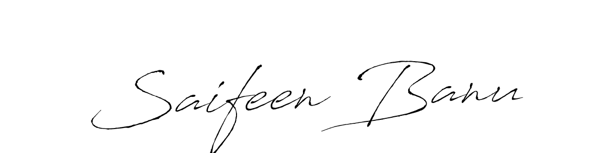 Saifeen Banu stylish signature style. Best Handwritten Sign (Antro_Vectra) for my name. Handwritten Signature Collection Ideas for my name Saifeen Banu. Saifeen Banu signature style 6 images and pictures png