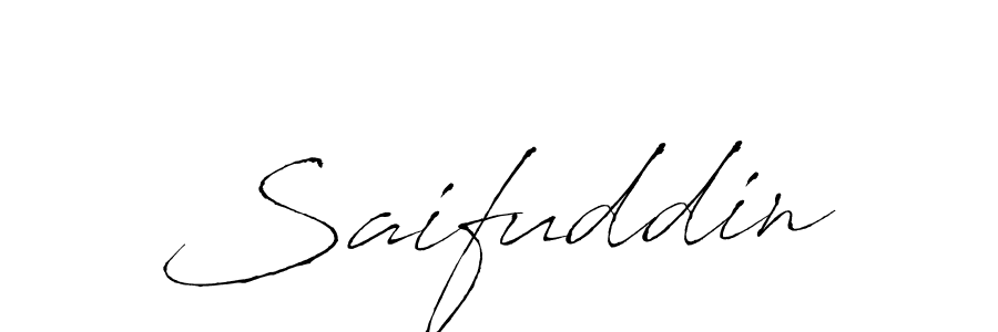 Also we have Saifuddin name is the best signature style. Create professional handwritten signature collection using Antro_Vectra autograph style. Saifuddin signature style 6 images and pictures png