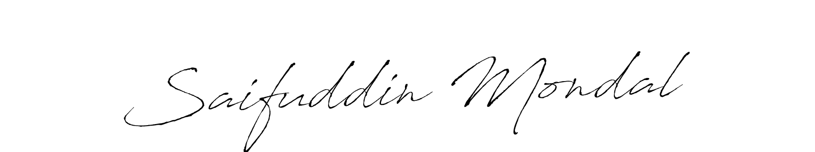 Use a signature maker to create a handwritten signature online. With this signature software, you can design (Antro_Vectra) your own signature for name Saifuddin Mondal. Saifuddin Mondal signature style 6 images and pictures png