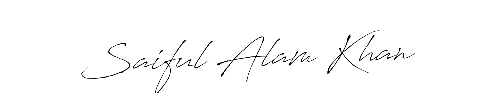 Saiful Alam Khan stylish signature style. Best Handwritten Sign (Antro_Vectra) for my name. Handwritten Signature Collection Ideas for my name Saiful Alam Khan. Saiful Alam Khan signature style 6 images and pictures png