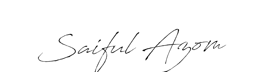 Make a beautiful signature design for name Saiful Azom. Use this online signature maker to create a handwritten signature for free. Saiful Azom signature style 6 images and pictures png