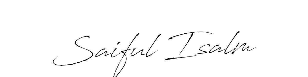 Use a signature maker to create a handwritten signature online. With this signature software, you can design (Antro_Vectra) your own signature for name Saiful Isalm. Saiful Isalm signature style 6 images and pictures png