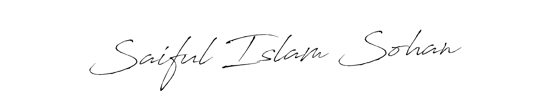 Also we have Saiful Islam Sohan name is the best signature style. Create professional handwritten signature collection using Antro_Vectra autograph style. Saiful Islam Sohan signature style 6 images and pictures png