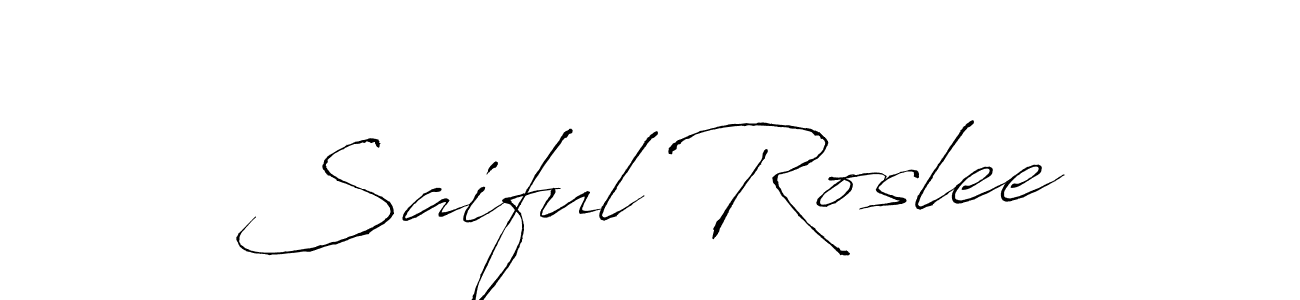 You should practise on your own different ways (Antro_Vectra) to write your name (Saiful Roslee) in signature. don't let someone else do it for you. Saiful Roslee signature style 6 images and pictures png