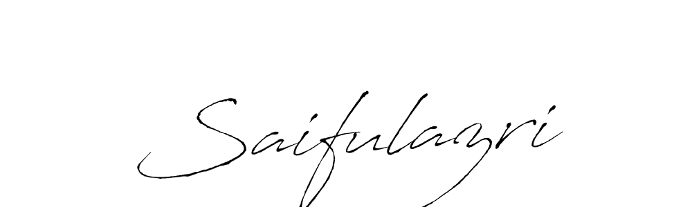 Also we have Saifulazri name is the best signature style. Create professional handwritten signature collection using Antro_Vectra autograph style. Saifulazri signature style 6 images and pictures png