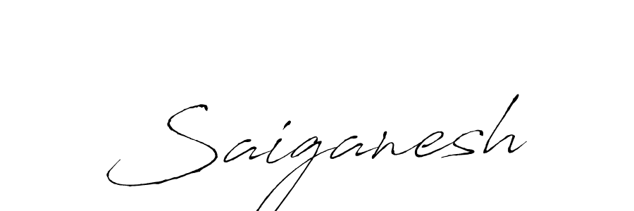 Make a beautiful signature design for name Saiganesh. With this signature (Antro_Vectra) style, you can create a handwritten signature for free. Saiganesh signature style 6 images and pictures png