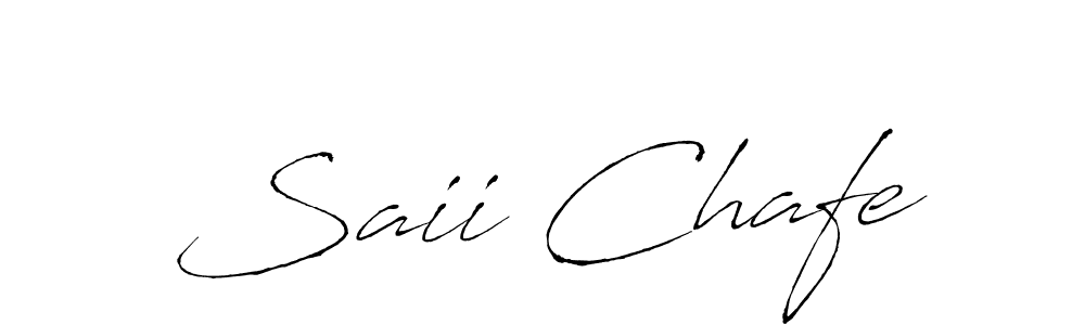 Similarly Antro_Vectra is the best handwritten signature design. Signature creator online .You can use it as an online autograph creator for name Saii Chafe. Saii Chafe signature style 6 images and pictures png