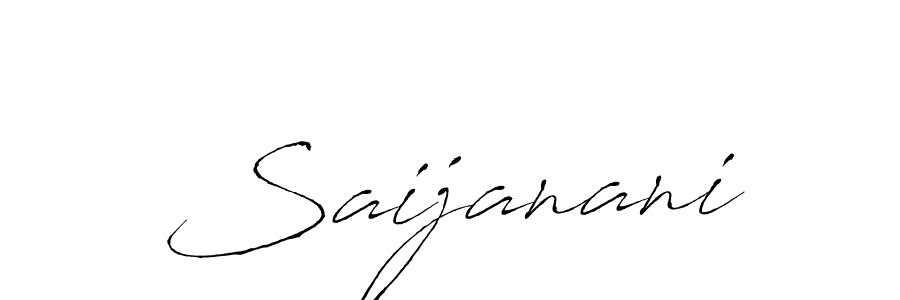 Make a beautiful signature design for name Saijanani. With this signature (Antro_Vectra) style, you can create a handwritten signature for free. Saijanani signature style 6 images and pictures png