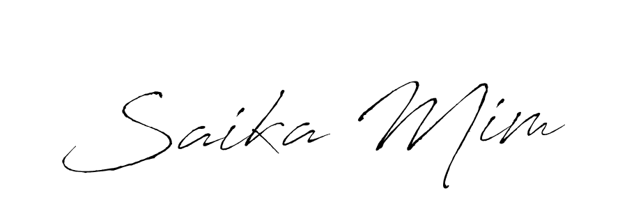 Once you've used our free online signature maker to create your best signature Antro_Vectra style, it's time to enjoy all of the benefits that Saika Mim name signing documents. Saika Mim signature style 6 images and pictures png