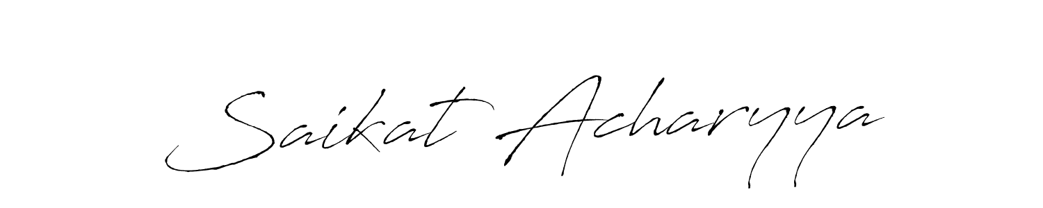 Use a signature maker to create a handwritten signature online. With this signature software, you can design (Antro_Vectra) your own signature for name Saikat Acharyya. Saikat Acharyya signature style 6 images and pictures png