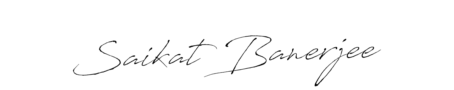 Use a signature maker to create a handwritten signature online. With this signature software, you can design (Antro_Vectra) your own signature for name Saikat Banerjee. Saikat Banerjee signature style 6 images and pictures png