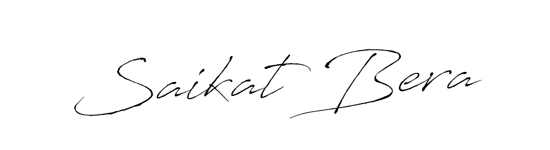 How to make Saikat Bera name signature. Use Antro_Vectra style for creating short signs online. This is the latest handwritten sign. Saikat Bera signature style 6 images and pictures png