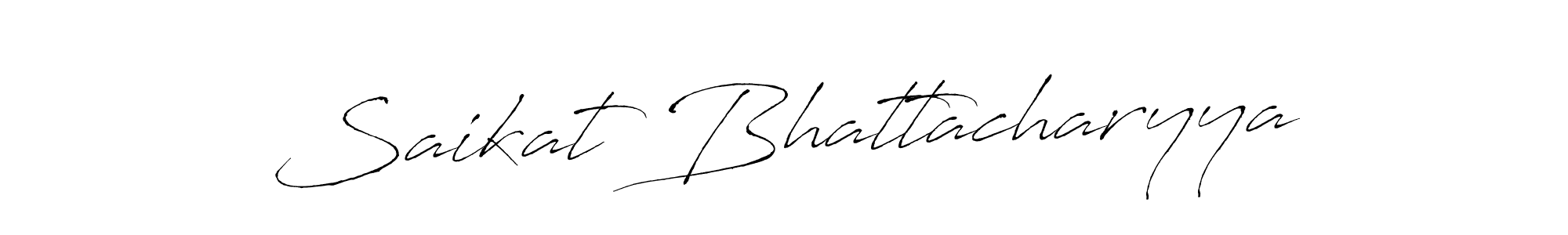 How to make Saikat Bhattacharyya signature? Antro_Vectra is a professional autograph style. Create handwritten signature for Saikat Bhattacharyya name. Saikat Bhattacharyya signature style 6 images and pictures png