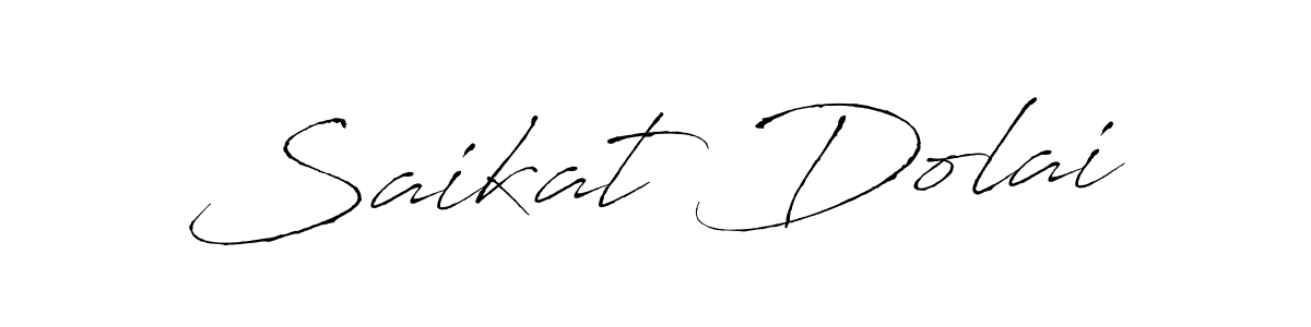 This is the best signature style for the Saikat Dolai name. Also you like these signature font (Antro_Vectra). Mix name signature. Saikat Dolai signature style 6 images and pictures png