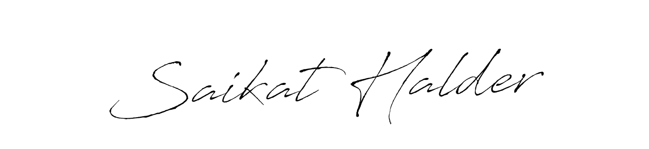 This is the best signature style for the Saikat Halder name. Also you like these signature font (Antro_Vectra). Mix name signature. Saikat Halder signature style 6 images and pictures png