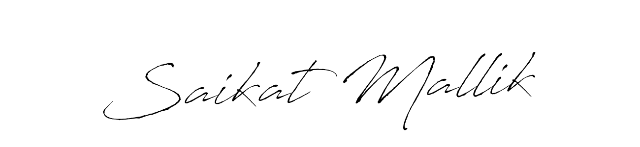 How to make Saikat Mallik signature? Antro_Vectra is a professional autograph style. Create handwritten signature for Saikat Mallik name. Saikat Mallik signature style 6 images and pictures png
