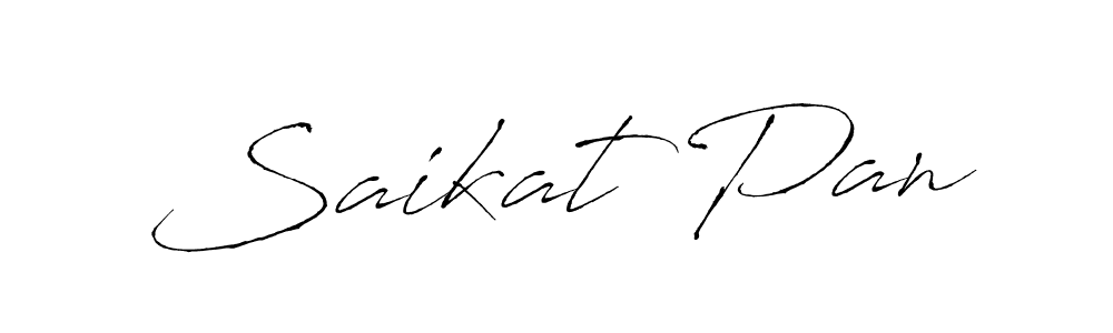 The best way (Antro_Vectra) to make a short signature is to pick only two or three words in your name. The name Saikat Pan include a total of six letters. For converting this name. Saikat Pan signature style 6 images and pictures png