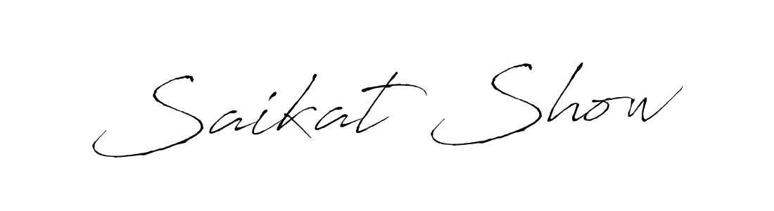 Make a beautiful signature design for name Saikat Show. Use this online signature maker to create a handwritten signature for free. Saikat Show signature style 6 images and pictures png