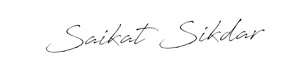 How to make Saikat Sikdar signature? Antro_Vectra is a professional autograph style. Create handwritten signature for Saikat Sikdar name. Saikat Sikdar signature style 6 images and pictures png