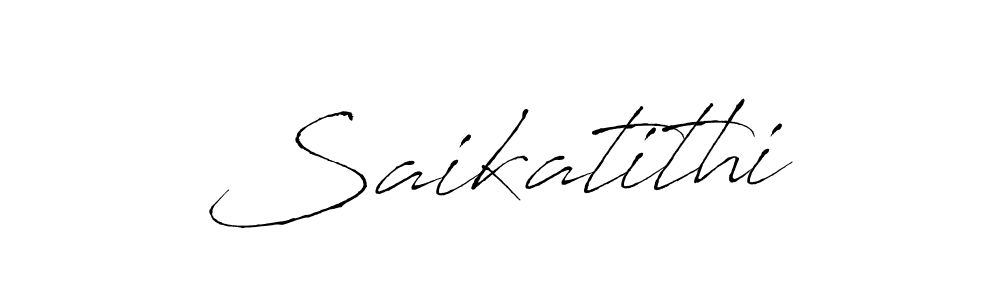 Also we have Saikatithi name is the best signature style. Create professional handwritten signature collection using Antro_Vectra autograph style. Saikatithi signature style 6 images and pictures png