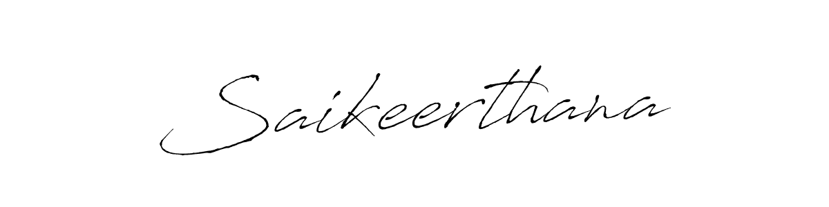 Make a beautiful signature design for name Saikeerthana. With this signature (Antro_Vectra) style, you can create a handwritten signature for free. Saikeerthana signature style 6 images and pictures png