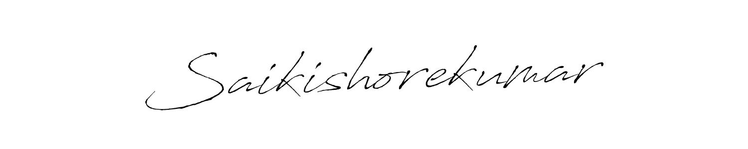 This is the best signature style for the Saikishorekumar name. Also you like these signature font (Antro_Vectra). Mix name signature. Saikishorekumar signature style 6 images and pictures png