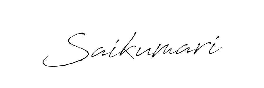 How to make Saikumari signature? Antro_Vectra is a professional autograph style. Create handwritten signature for Saikumari name. Saikumari signature style 6 images and pictures png